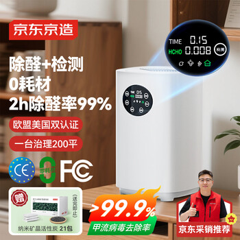 Made in tokyo, the smart formaldehyde remover pro air purifier removes formaldehyde with 0 consumables + built-in formaldehyde detection