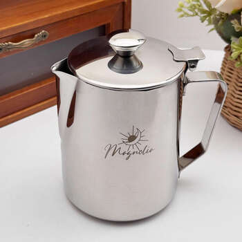 Cold water kettle 316 stainless steel water kettle high temperature resistant cold water kettle household large capacity juice cold brewing water 316l steel sun and moon cold kettle 1500ml