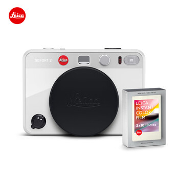 Leica 2 instant camera dual-mode instant camera sofort 2 white + 20 pieces of photo paper official standard