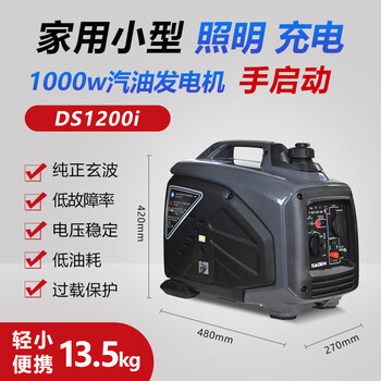 Saden 2.5kw gasoline 220v rv household car gasoline digital inverter generator 1kw ultra-quiet generator
