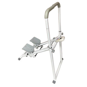 Zailu stair climbing machine, fitness household multi-functional climbing machine, indoor fat-burning aerobic stair machine, in-situ step machine, ivory white stair climbing machine, reinforced steel pipe multi-angle handrails