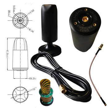 Gps beidou rtk module um982 high-precision centimeter-level differential full-frequency positioning and orientation um980 full-system full-frequency large spiral double-layer four-arm antenna (star search fast signal strong)