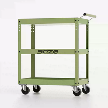 Yusenyi sqzg new trolley movable kitchen large-capacity storage trolley mobile rack multi-layer floor-standing upgrade basic green
