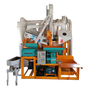 Jieyunmao fully automatic rice mill, rice grinder combination rice mill, huller, medium-sized rice mill, fully automatic environmentally friendly rice mill, light yellow