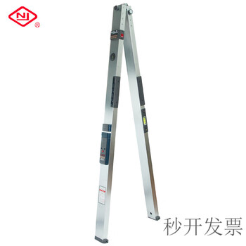 Qiao bo lai south 2-meter ruler vertical detection ruler two-meter folding level ruler engineering detector flatness detection ruler wall 2-meter ruler (including oxford bag)
