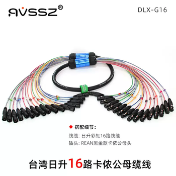 Risheng cable stage performance recording studio mixer signal extension cable
