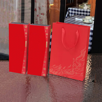 Mo peng one cigarette gift box cigarette packaging box red cigarette box for my father-in-law 2 cigarettes for my boyfriend's birthday gift 2 empty gift boxes for 2 cigarettes from hongfu with bags