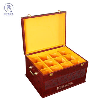 Opel xin wine box mao type zodiac collection box 12 bottles mao type zodiac special box gift box packaging box storage box 12 zodiac red embossed style
