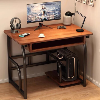 Olin european style computer desk small home desktop computer desk single desk writing desk with main rack 80*50*75cm