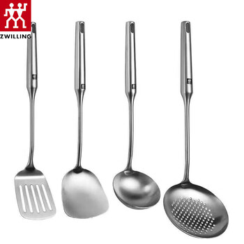 Zwilling german stainless steel seven-piece thickened anti-scalding cooking shovel and spoon household set four-piece set