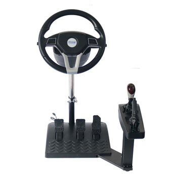 Car driving simulator, learning to drive, simulated driving machine, car training machine, driving game steering wheel sn8098, low configuration old version software download and installation
