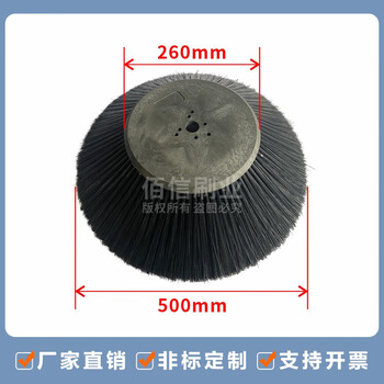 Sweeper brush minnuo yangzi electric driving sweeper universal main brush roller brush side brush sweeping disc brush side brush-260-500 (standard universal model)