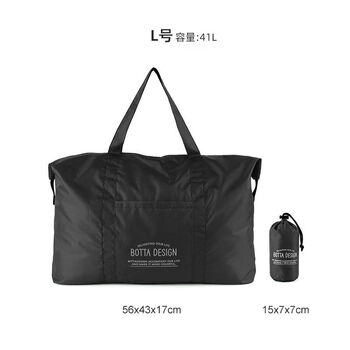 Aifengge japanese folding quilt storage bag large capacity organizing bag clothes suitcase travel bag maternity storage bag black l size