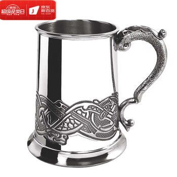 Diafeockeenglish pewter british tinware imported original tin handmade beer mug business gift for elders