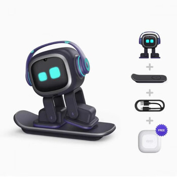 Emo intelligent robot aibi desktop electronic pet ai voice interactive emotional robot living emo standard (purchased products are not returnable)