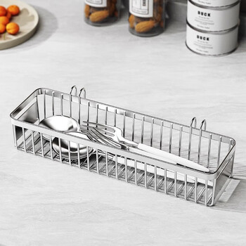 Delwins chopstick rack sterilizer cabinet chopstick cage chopstick tube chopstick box 304 stainless steel kitchen cutlery storage rack k-383 (304/standard model)
