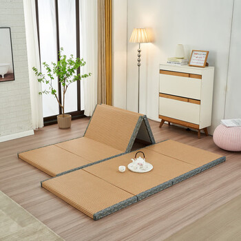 He jiagong factory store customized foldable tatami, japanese floor mats, student lunch break floor mats, artificial mats 180*200 thick 5cm 40% off