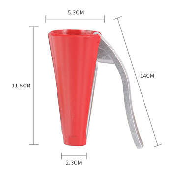 Multifunctional nut opener walnut clip funnel hazelnut clip pecan open clip pecan shelling gadget red walnut clip