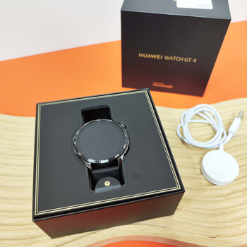 Huawei (huawei) watch huawei watch gt4 smart sports watch bluetooth phone men and women business special price gt4-46mm obsidian black 9 new