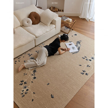 Crayon pie (nabis) 35% off unique products crayon pie plum blossom large carpet french chinese style atmosphere wool bedside blanket plum blossom-sealed color carpet imported wool full soft pearl 200cm*300cm