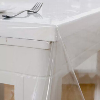 Yusenyi 1202.5 meter table mat transparent soft glass full meter waterproof tablecloth plastic protective film mat 0.5 transparent thin style can be drooped customized contact customer service to change the price