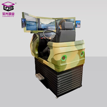 Shuoshiwang car driving simulator is a dynamic six-screen high-mobility warrior assault vehicle driving simulation training platform