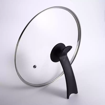 Yusenyi pot lid tempered glass lid non-stick steamer household transparent lid wok 30 32 universal round handle free shipping 30cm can stand handle style