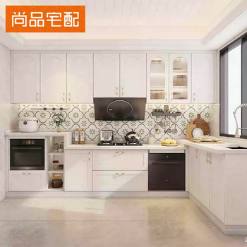 Yusenyi shangpin home furnishings cabinets overall customization light french kitchen cabinets stove cabinets overall quartz stone countertop decoration customization gb the specific price is subject to the actual plan.