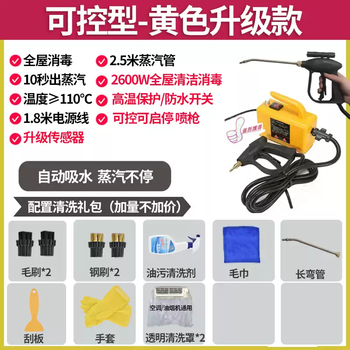 Tkhe kitchen cleaning machine household high temperature and high pressure steam dual-purpose cleaning machine oil fume efficient disinfection air conditioning cleaning tool 2600w - household upgraded spray gun model - with photo
