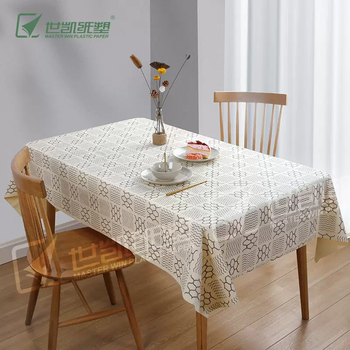Yusenyi disposable tablecloth household rectangular tablecloth oil-proof stone biodegradable round table environmentally friendly waterproof thickened water cube 1.0x1.8 meters 400 sheets (extra thick high-quality stone cloth waterproof and oil-proof)