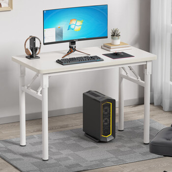 Anya installation-free computer desk desktop foldable gaming table study desk bedside desk writing table 80cm