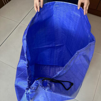 Express transfer bag waterproof thickened collection bag zhongtong yuantong shentong yunda logistics moving bag wear-resistant blue square bottom bag single drawstring