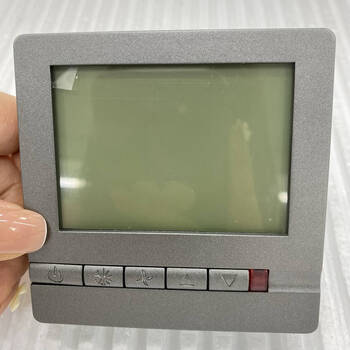 Central air conditioning intelligent controller panel three-speed switch water-cooled universal thermostat water fan system fan coil gray (without remote control function)