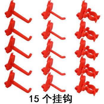 Shantou lincun widened and extra thick three-layer parts cart multi-functional trolley maintenance tool cart with double brake wheels and 15 hooks