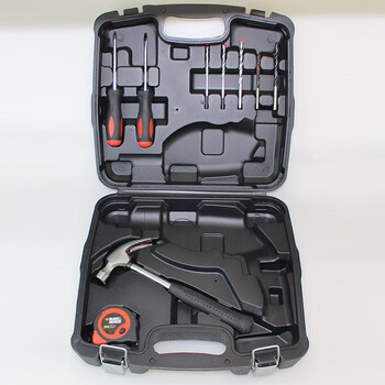 Jingeyu electric drill tool box hardware tool box power tool set tool box 9-piece set 095-1 electric driller