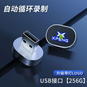 Suitable for xpeng p7i driving recorder special usb flash drive g6g9x9 high-speed sentry mode large capacity storage usb flash drive - moonlight silver 256g loop recording 64 hours official standard configuration