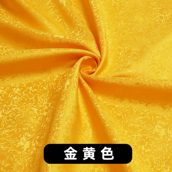 Yusen yifo tablecloth for tablecloth, yellow cloth, buddha cloth, curtain, buddhist hall, satin cloth, buddha statue cover in front of buddha, golden yellow, 15 meters wide, how many meters long do you need to take a few pieces
