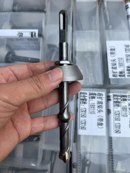 Jiang zhiai rear expansion bottom reaming drill bit mechanical anchor special drill bit limiter positioning drill bit m12 hilti fischer with square head 18*110 suitable anchor bolt m12 with limit plate