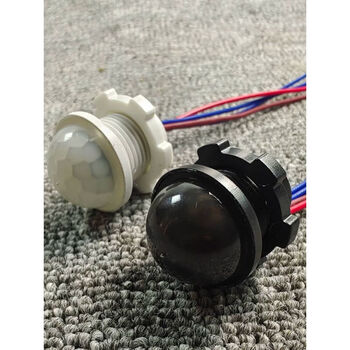 Qiao bo lai mini embedded 220v outdoor waterproof human body infrared sensor switch led rainproof smart sensor probe black night sensor black night sensor