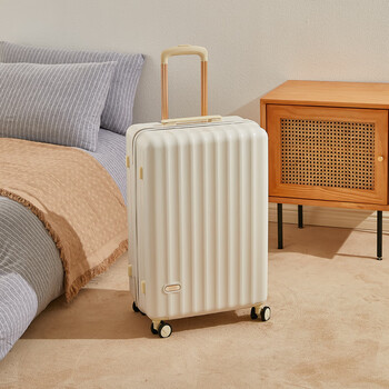 Ultra-light export japanese small fresh suitcase universal wheel suitcase password boarding case 20 inches 24 inches white 22 inches