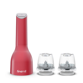Finamill kitchen grinder quick-click electric spice grinding red set default