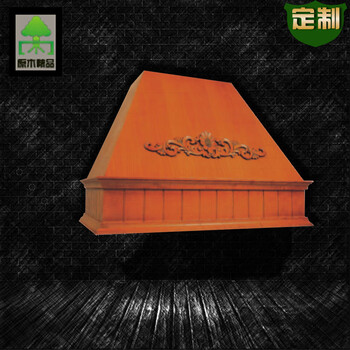 Log boutique, solid wood cabinet accessories, custom kitchen range hood hood, red oak rosewood multi-layer board, custom colors and sizes can be customized