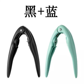 Fat donglai buys the same quality walnut clip and chestnut opener artifact chestnut clip for peeling raw chestnuts. upgraded blue + black, 2 pieces in total, cross opening/does not hurt the pulp