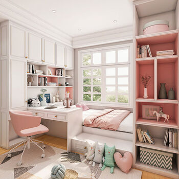 Pupan bed wardrobe integrated room custom room customization overall customization earnest money, consult customer service to obtain