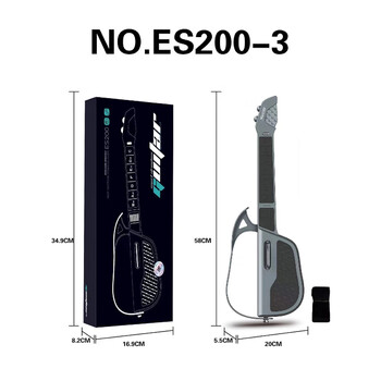 Zanni stringless guitar beginner smart automatic guitar beginner beginner entry-level guitar foldable guitar smart stringless guitar - elegant gray