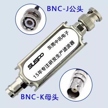 Customized high-pass filter-qualcomm communication equipment wired rf signal power monitoring interference bnc-female bnc-j male 3 or less samples