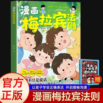 Comics merabine's law + comics primary school students' reverse thinking (2 volumes) let children learn to express correctly, improve communication and social skills, and understand people. thinking logic enlightens children's healthy growth, psychology, and whole-brain intelligence development.
