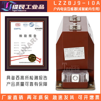 Test indoor 10kv high-voltage single-phase current transformer lzzbj9-10a for measurement, measurement and protection of high-voltage cabinets 0.5