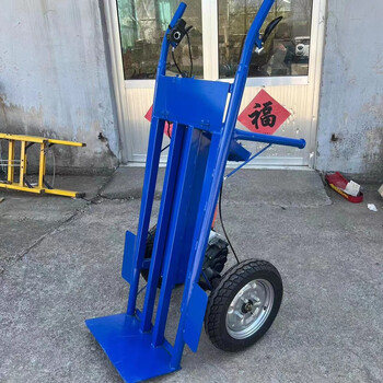 Yezhifeng electric trolley trolley fully automatic truck flatbed transporter three-wheel construction site cargo climbing trolley lead-acid battery tiger trolley solid wheels without universal wheels