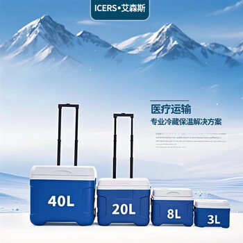 Icers essence insulated box refrigerator pharmaceutical medicine vehicle-mounted fresh food cold chain transport biological reagent breast milk vaccine box 3l + temperature display (refrigerated 12-24h)